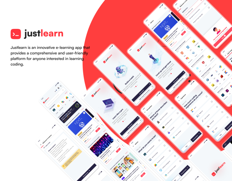 JustLearn - Online Learning Platform Flutter App Template